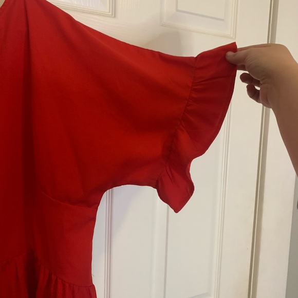 Cross Cross Back Smock Top - Picture 3 of 6